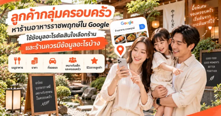 โปรโมทร้านอาหารเปิดใหม่ ใกล้ราชพฤกษ์ โดยเข้าใจข้อมูลที่ลูกค้าใช้เลือกร้าน ราชพฤกษ์.com