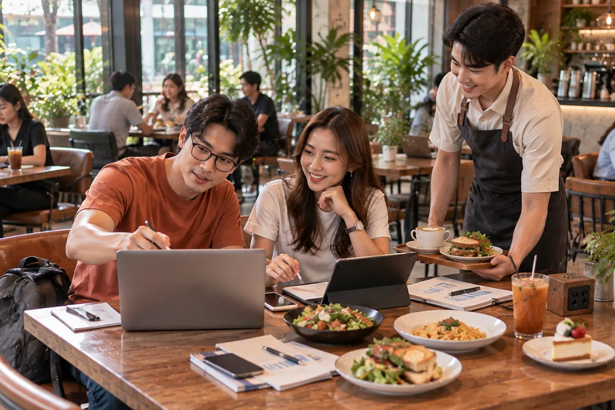 โปรโมทร้านอาหารนั่งทำงานเปิดใหม่ ใกล้ราชพฤกษ์ ราชพฤกษ์.com