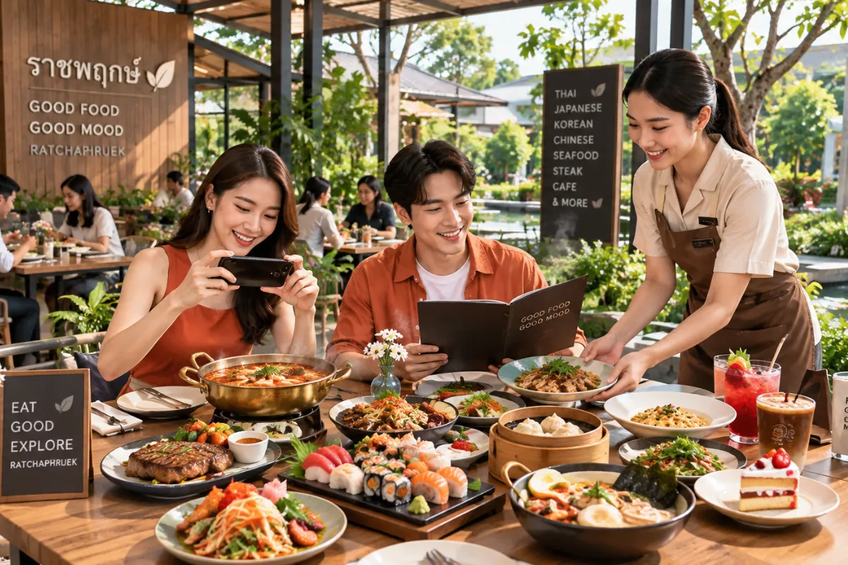 โปรโมทร้านอาหารตามประเภทอาหารเปิดใหม่ หาร้านอาหารอร่อย ใกล้ราชพฤกษ์ ราชพฤกษ์.com